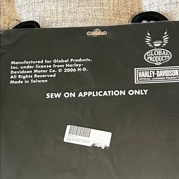 HARLEY-DAVIDSON UPWING EAGLE PATCH SILVER NEW - Picture 4 of 7